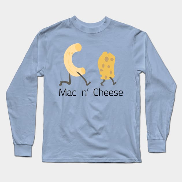 Mac and Cheese Long Sleeve T-Shirt by almostbrand